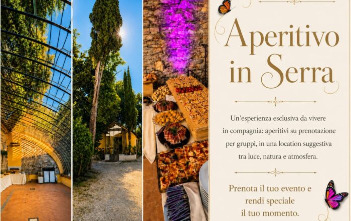 aperitivo in serra fantastic garden