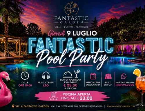 Fantastic Pool Party: la serata in piscina di giovedì 9 luglio